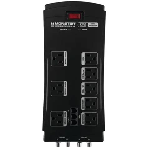 Monster Power Mp Jp 800 Home Theater Surge Protector 8 Outlets 2160