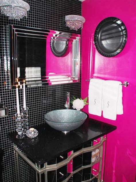 Make it modern by layering patterns such as trellis. Colorful Bathrooms From HGTV Fans | Bathroom Ideas ...