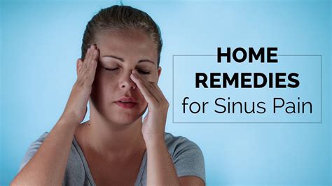 Home Remedies For Sinus Pain Sinusities Treatment Relief Youtube
