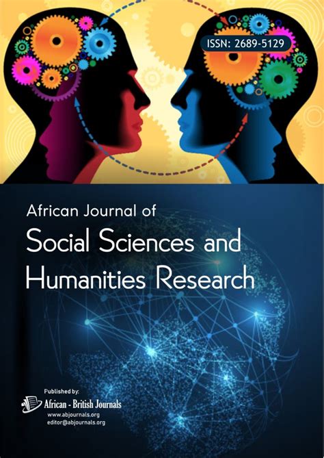 The journal targets most recent topics that will help in sustainable development of human race. African Journal of Social Sciences and Humanities Research ...