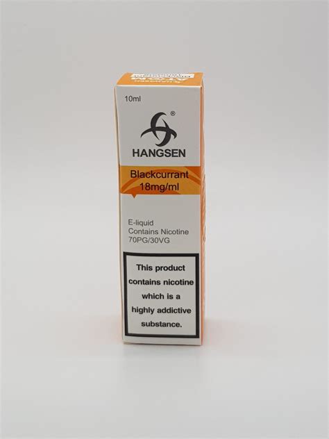 Hangsen 10ml E Liquid Blackcurrant Flavours — Pk Vapes