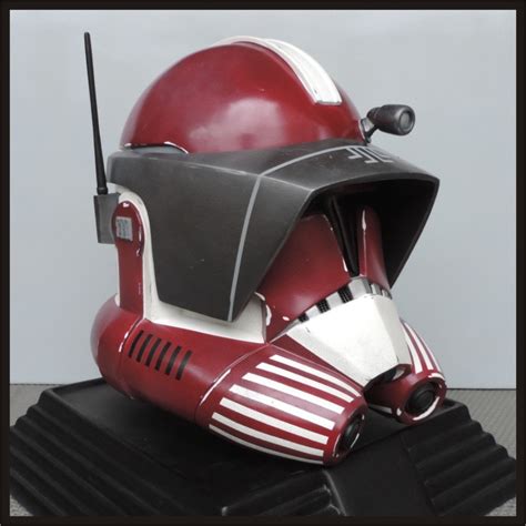 Custom Made Star Wars Clone Trooper Commander Fox Adult Size Helmet Prop