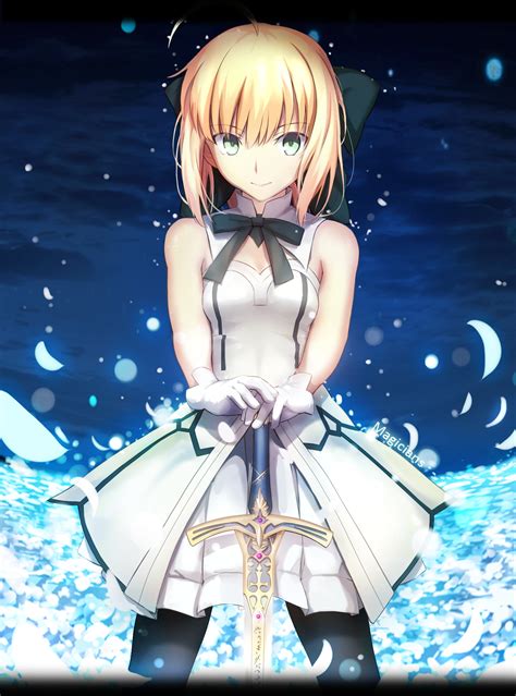 Blonde Haired Female Character Fate Series Saber Lily Hd Wallpaper