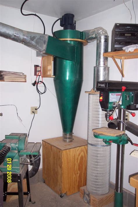 Fast and easy clean out and a led system. Woodguide: Woodworking cyclone design