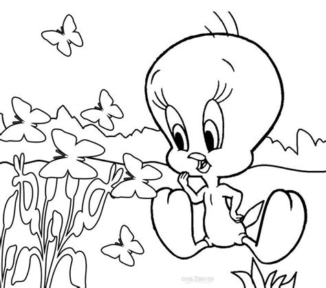 Tweety Pie Coloring Pages Coloring Pages
