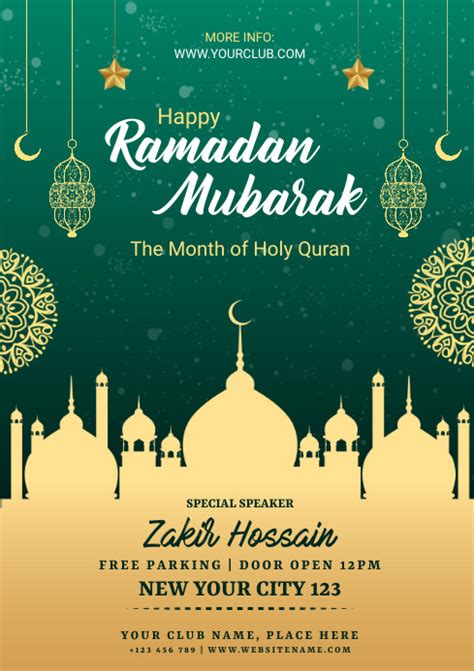 Ramadan Flyer Template Postermywall