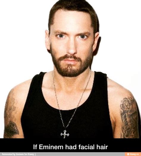 Daarom spreekt het mij ook zo eminem looks real good with that facial hair. eminem, facial, hair - iFunny :)