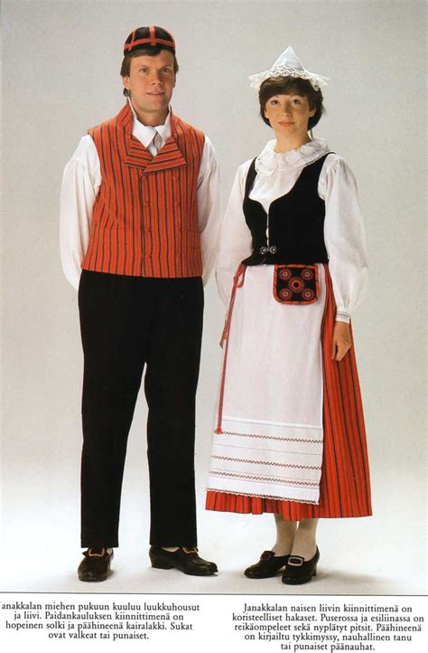 Janakkala Finland Finnish Costume Fashion Folk Dresses
