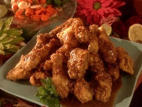 Dip chicken in egg and coat well with flour mix. Gussie's Fried Chicken with Pecan-Honey Glaze Recipe ...