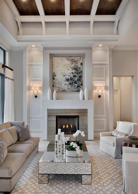 Transitional Style Luxury Living Room Home Interior Design Living