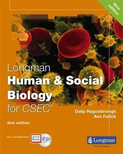 Human And Social Biology For Csec 2nd Edition With Active Book Cd