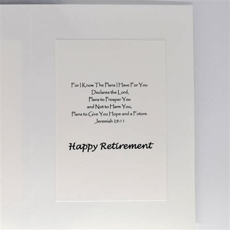 Christian Retirement Card Religious Happy Retirement Etsy Uk