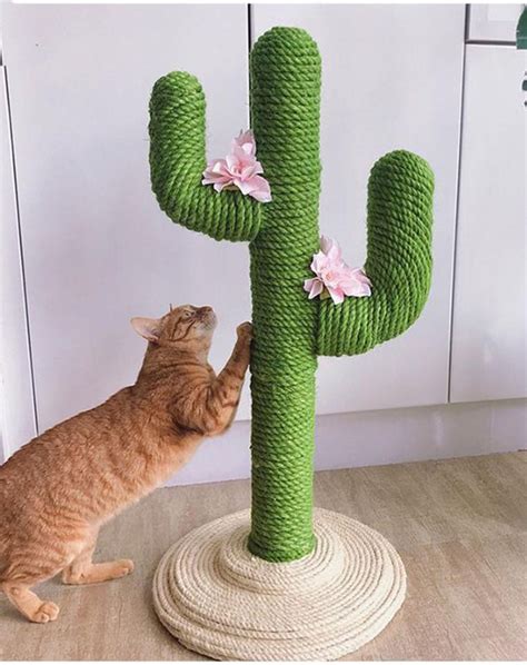 So here it is the new model for our cat furniture range! Creative cactus cat tree in 2020 | Cat climbing frame ...