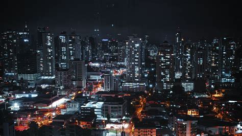 Download Wallpaper 1920x1080 Night City Buildings Architecture