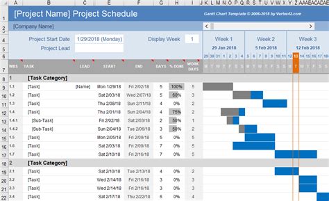 Simple Gantt Chart Excel Template Xls Sample Templates Riset