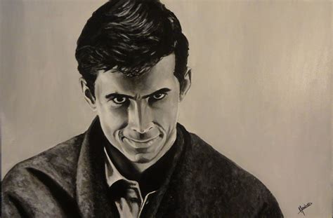 Mammas Boy Norman Bates From Psycho Painting I Did A Month Or So