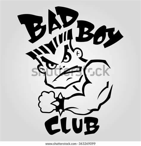 Bad Boy Club Emblem Bad Boy Stock Vector Royalty Free 363269099
