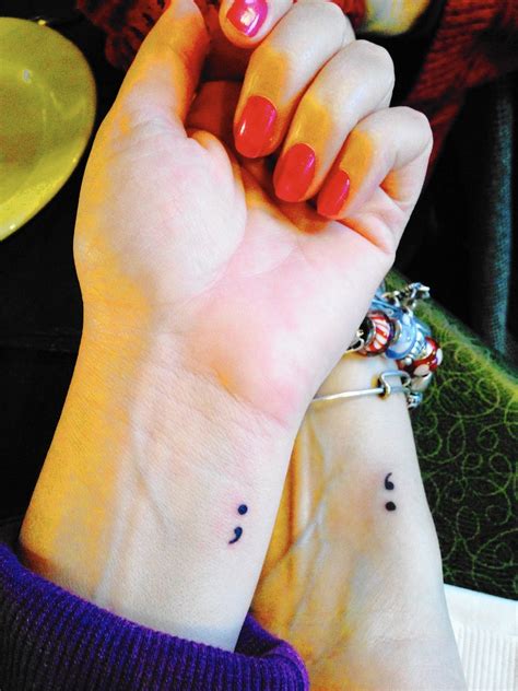 Semicolon tattoos offer a way to raise awareness of suicide - Aurora ...