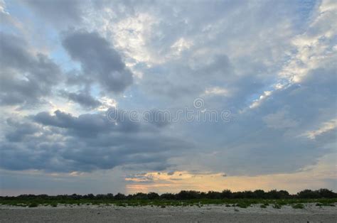 Beautiful Cloudscape At Sunset Stock Photo Image Of Nature Heaven