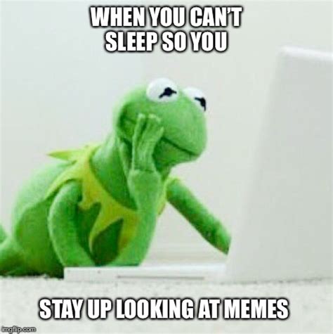 Image Tagged In Kermit The Frogmemescant Sleepweb Surfinginsomnia