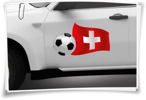 Der begriff flagge wird in der deutschsprachigen schweiz nicht benutzt. Schweiz Autoaufkleber Flagge Fahne Fußball Aufkleber Sport ...