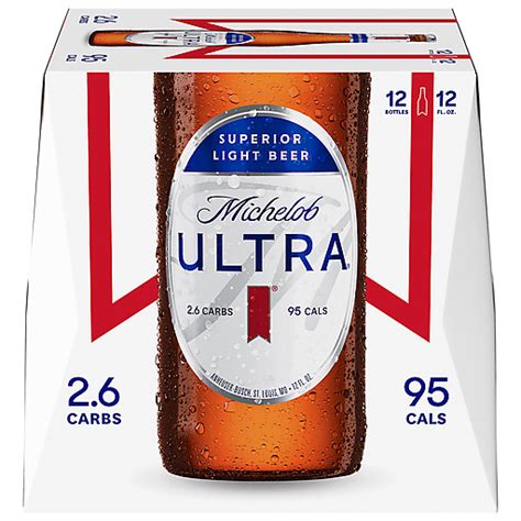 Michelob Ultra 12 Pack Superior Light Beer 12 Ea Lagers Price Cutter