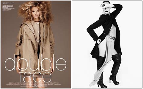 Double Face Magdalena Frackowiak By Giampaolo Sgura For Vogue Korea