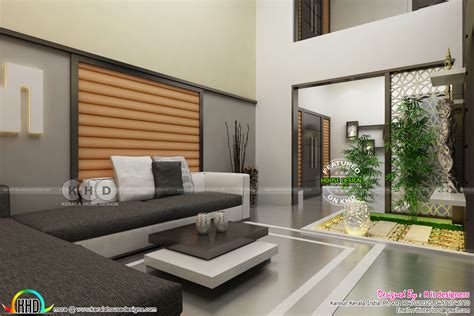Beautiful Living Room Interior Design February 2018 Kerala Home