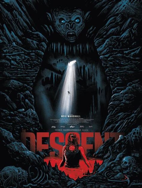 The Descent 2005 1000 1328 By Garry Pullin Film Posters Art Horror