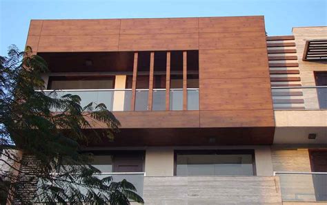 Fundermax Hpl A Sustainable Exterior Cladding Option Red Floor India