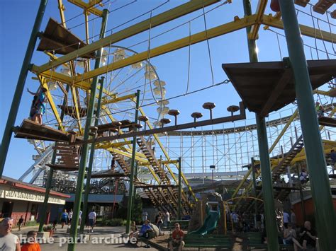 Ropes Course At Indiana Beach Theme Park Archive