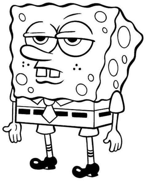 How To Draw Spongebob Squarepants Coloring Page And Drawing For Kids