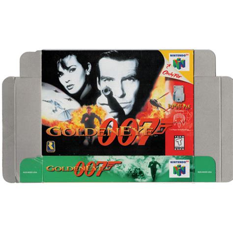 007 Goldeneye James Bond Nintendo 64 Box For Sale Dkoldies