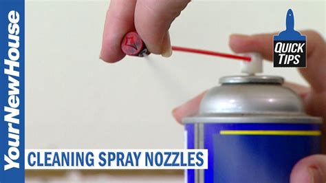 Cleaning A Spray Paint Nozzel Youtube
