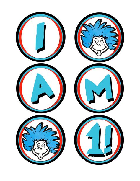 Printable Thing 1 And Thing 2 Clip Art Library