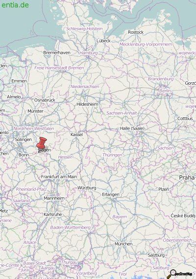 Fahren sie mit der aktuellsten karte. Westerwald Deutschlandkarte