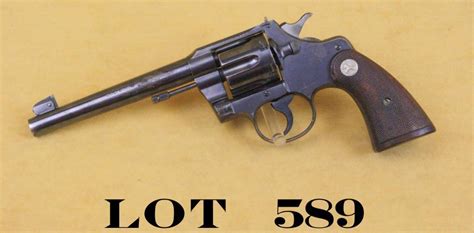 Colt Officers Model Da Revolver 38 Cal 6 Round