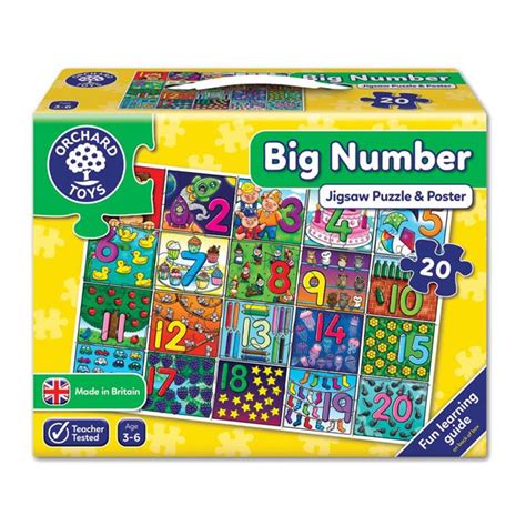 Orchard Toys Big Number Jigsaw Puzzle Jarrold Norwich