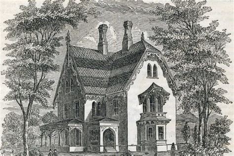 Antique Gothic Cottage Home Design 1862 Click Americana