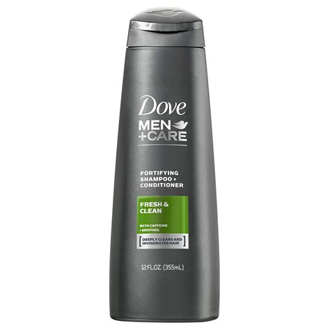 Cleaning and conditioning in one easy step with this dove shampoo and conditioner saves time in the shower but the dove 2 in 1 shampoo and conditioner also rinses. Dove Men+Care 2 in 1 Shampoo and Conditioner Fresh and ...