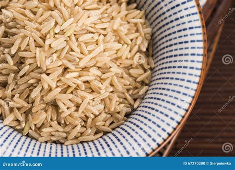Raw Brown Rice Stock Photo Image Of Eating Healthy 67270300