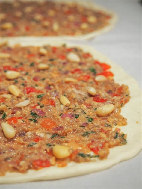 Lahmacun Turkish Pizza Flatbread Caroline S Cooking