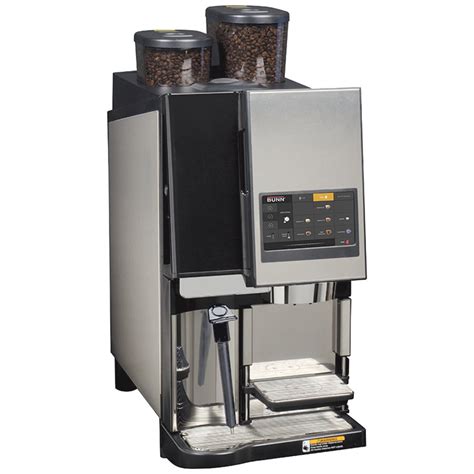 Automated drip styles will grind beans, heat water and brew coffee with the touch of a single button, and programmable features ensure your drink is ready for you up. Bunn 43400.0036 Espress Sure Tamp Steam 2-Step Super ...