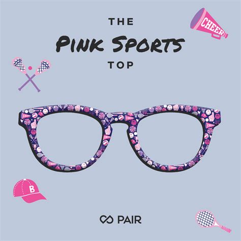 The Pink Sports Top Back To School Glasses Back To School Eye Wear