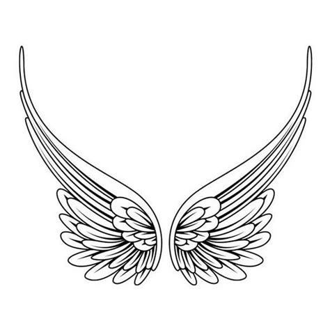 Angel Wing Drawing At Getdrawings Free Download