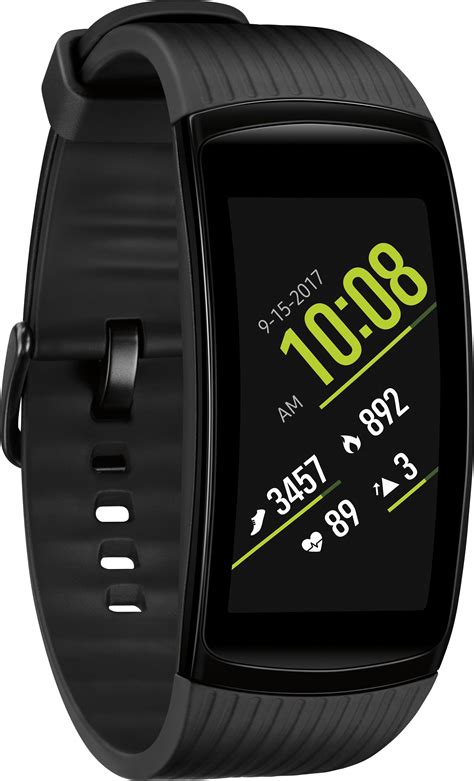 customer reviews samsung gear fit2 pro fitness smartwatch large sm r365nzkaxar best buy