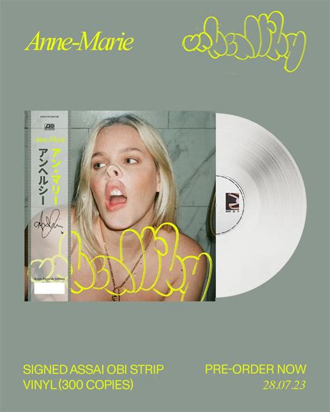 🍟anne Marie🤠 On Twitter Only 300 Of These Assaiuk Obi Signed Vinyl