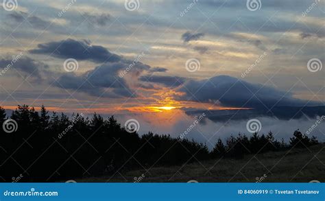 Sunrise In Vitosha Sofia Bulgaria Stock Image Image Of Nature