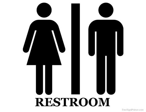 7 Best Images Of Bathroom Door Signs Printable Men And Women Bathroom