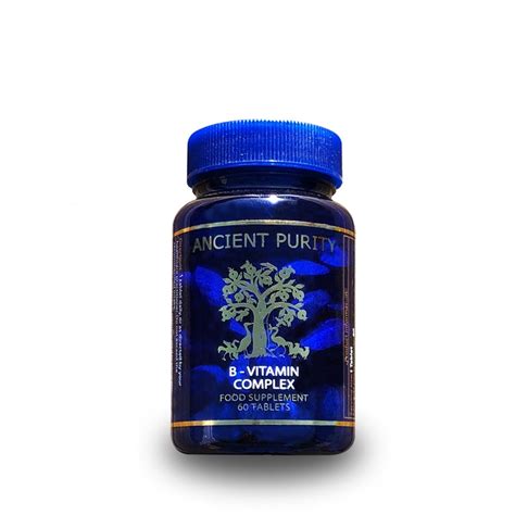 Vitamin b complex is the group of b compounds considered essential for physical & mental health. B Vitamins Complex - 60 Tablets (Food Based) | Ancient Purity